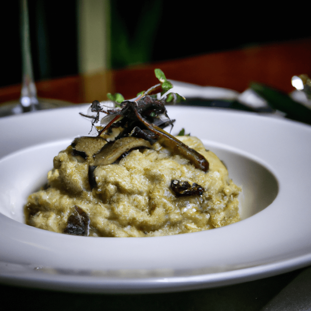 Mushroom and Cheese Risotto